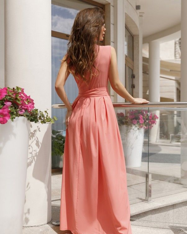 Сукня ISSA PLUS 10909 S рожевий купити недорого в Ти Купи