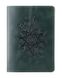 Шкіряна обкладинка на паспорт HiArt PC-01 Mehendi Classic зелена Зелений купити недорого в Ти Купи