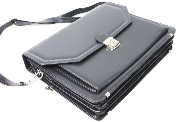 Чоловічий екологічний шкірний портфель AMO SST01 сірий купити недорого в Ти Купи