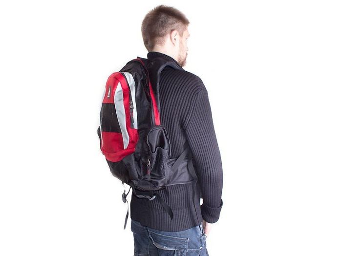 Чоловічий червоний трекінговий рюкзак ONEPOLAR купити недорого в Ти Купи