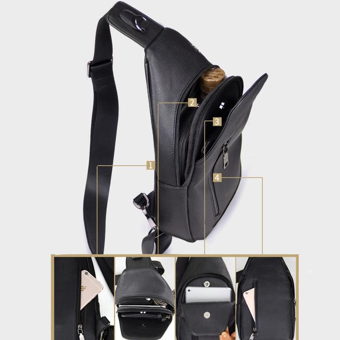 Классическая сумка-слинг Tiding Bag FL-A25F-5038A купить недорого в Ты Купи