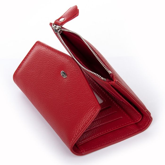 Женский кожаный кошелек Classik DR. BOND WN-23-18 red купить недорого в Ты Купи