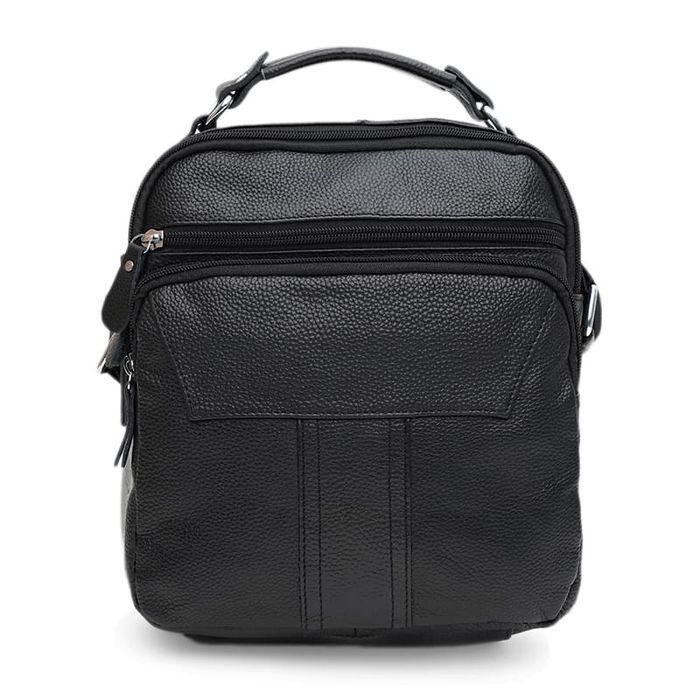 Мужская кожаная сумка Keizer K15113bl-black купить недорого в Ты Купи