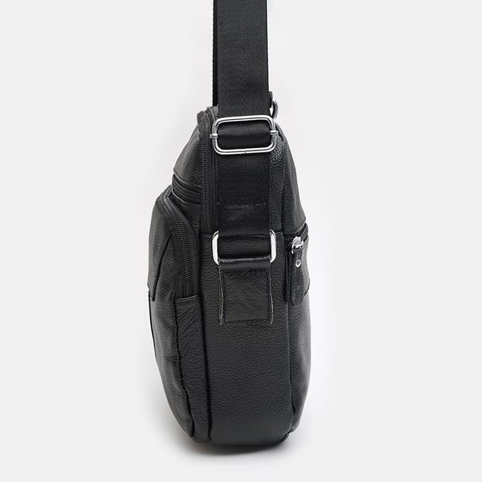 Мужская кожаная сумка Keizer K15113bl-black купить недорого в Ты Купи