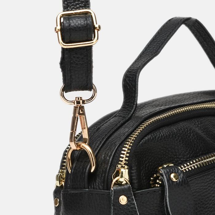 Жіноча шкіряна сумка Keizer K11189-black купити недорого в Ти Купи