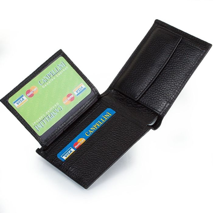 Чоловічий гаманець зі шкіри CANPELLINI SHI1409-7 купити недорого в Ти Купи