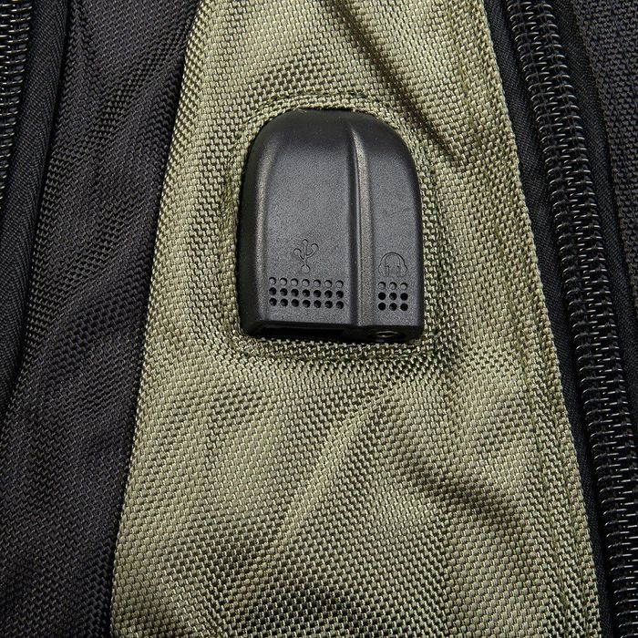 Городской рюкзак для ноутбука с USB Power In Eavas 8211 green купить недорого в Ты Купи