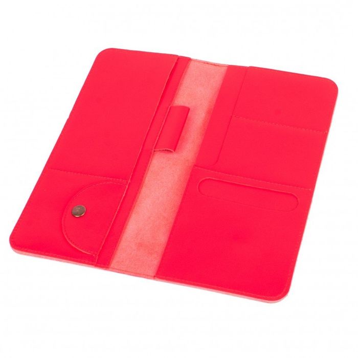 Красный кожаный тревел-кейс Valenta ХР59543 купить недорого в Ты Купи