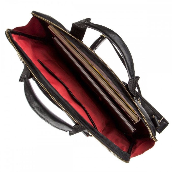 Мужская кожаная сумка через плечо для ноутбука SHVIGEL 19117 купить недорого в Ты Купи