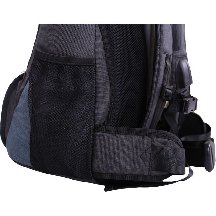 Рюкзак для ноутбука Bagland Granite 23 л. чорн./сірий (0012069) купити недорого в Ти Купи