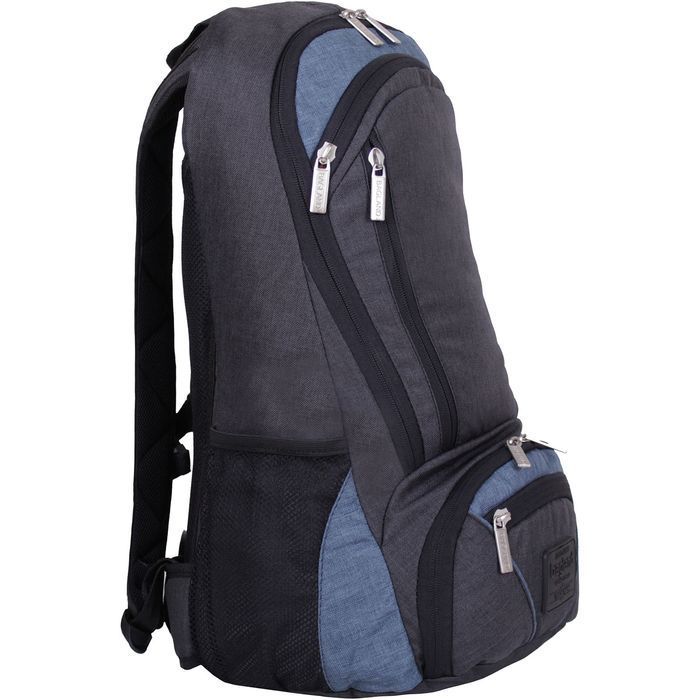 Рюкзак для ноутбука Bagland Granite 23 л. чорн./сірий (0012069) купити недорого в Ти Купи