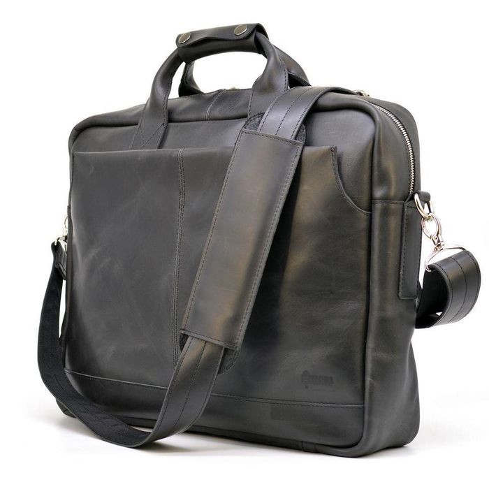 Мужская кожаная сумка TARWA ra-1019-4lx Черный купить недорого в Ты Купи