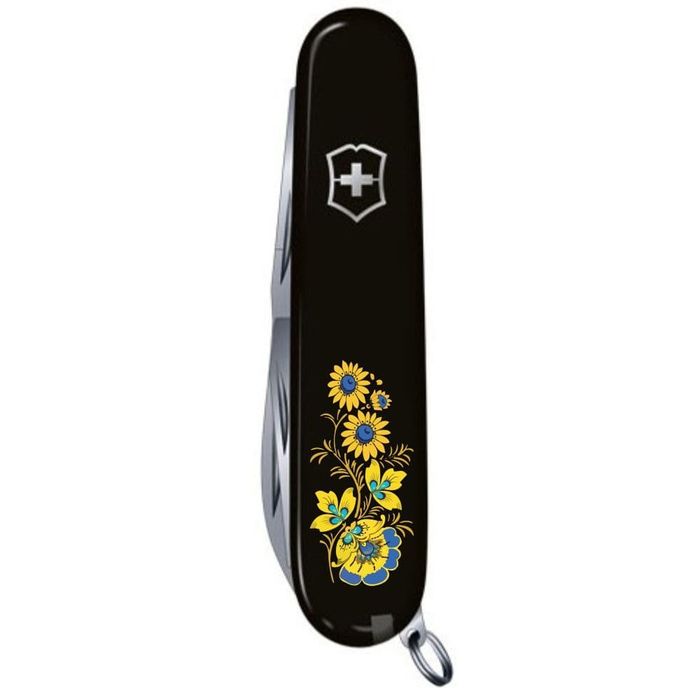 Складной нож Victorinox SPARTAN UKRAINE Цветы 1.3603.3_T1050u купить недорого в Ты Купи