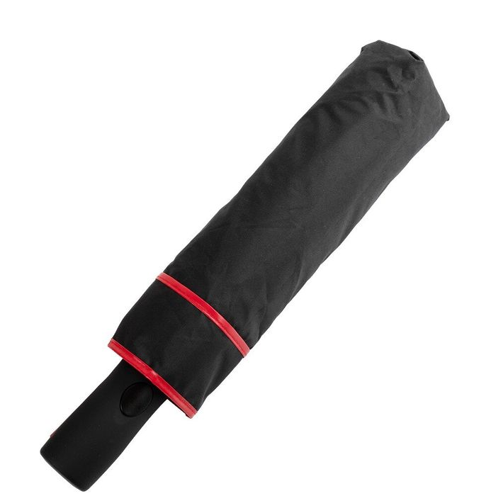 Полуавтоматический женский зонтик FARE fare5529-black-red купить недорого в Ты Купи