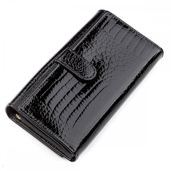 Кошелек из натуральной кожи ST Leather 18433 (S9001A) Черный купить недорого в Ты Купи