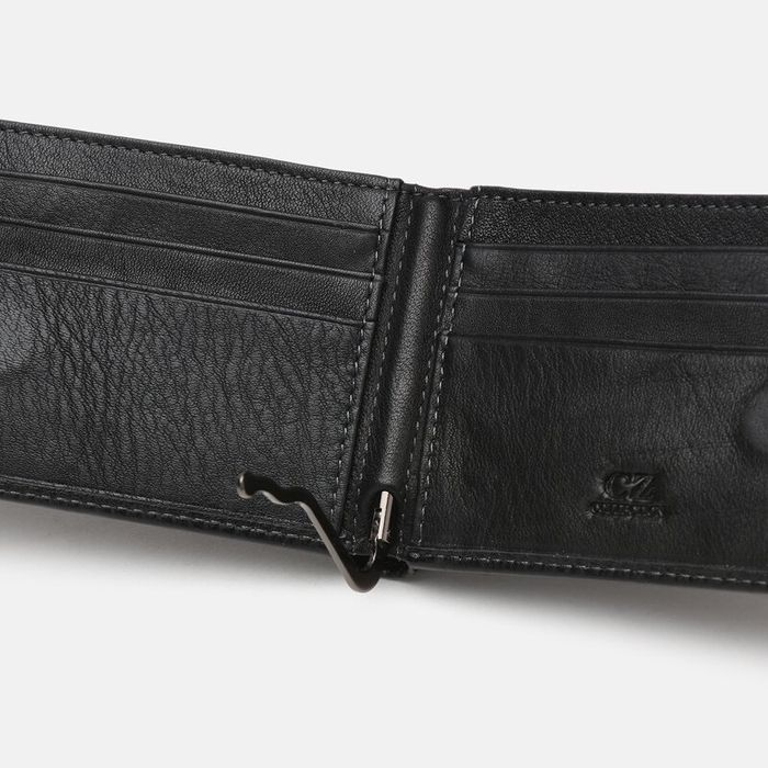 Мужской кожаный кошелек Ricco Grande K1555a-8-black купить недорого в Ты Купи