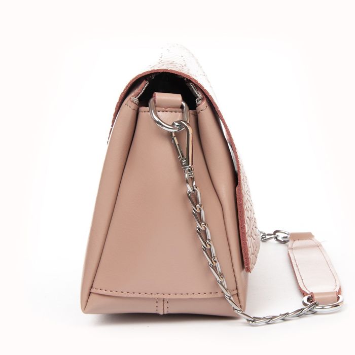 Женская кожаная сумка классическая ALEX RAI 9717 pink купить недорого в Ты Купи