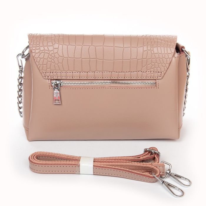 Жіноча шкіряна сумка класична ALEX RAI 9717 pink купити недорого в Ти Купи