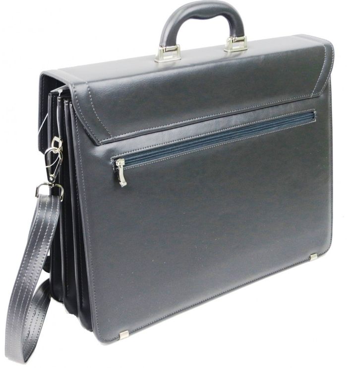 Чоловічий екологічний шкірний портфель AMO SST01 сірий купити недорого в Ти Купи