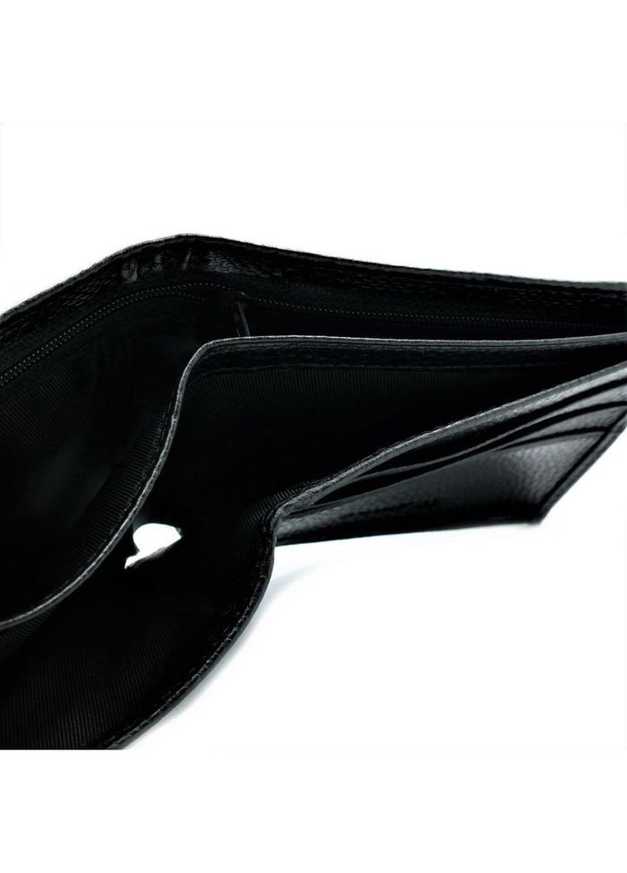 Мужской кожаный кошелек Weatro Черный nw-k-8916-13-1 купить недорого в Ты Купи