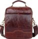Чоловіча шкіряна сумка Vintage 14550 Темно-коричневий