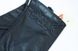 7,5 - Зимові чорні теплі жіночі рукавички з натуральної шкіри