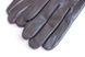Женские кожаные перчатки Shust Gloves чёрные 373s1 S
