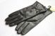 Чорні стильні шкіряні жіночі рукавички Shust Gloves
