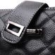 Молодіжна жіноча шкіряна сумка через плече Vintage 22415, Чорний