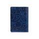 Шкіряна обкладинка на паспорт HiArt PC-01 Buta Art блакитний Блакитний