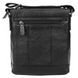 Мужская кожаная сумка Borsa Leather 1t8153m-black
