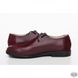 Женские кожаные туфли бордового цвета Villomi 857-01b