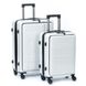 Комплект валіз 2/1 ABS-пластик PODIUM 18 white змійка 105 32580