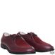 Женские кожаные туфли бордового цвета Villomi 857-01b