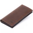 Жіночий шкіряний гаманець GRANDE PELLE 11314 Шоколадний