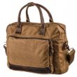 Мужская коричневая текстильная сумка для ноутбука Vintage 20118