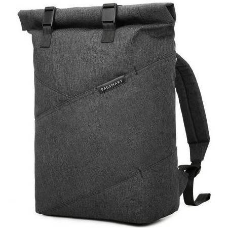 Мужской рюкзак для ноутбука 15.6” BAGSMART (BM0140006A001) чёрный купить недорого в Ты Купи