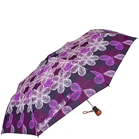 Зонт женский фиолетовый стильный AIRTON полуавтомат купить недорого в Ты Купи