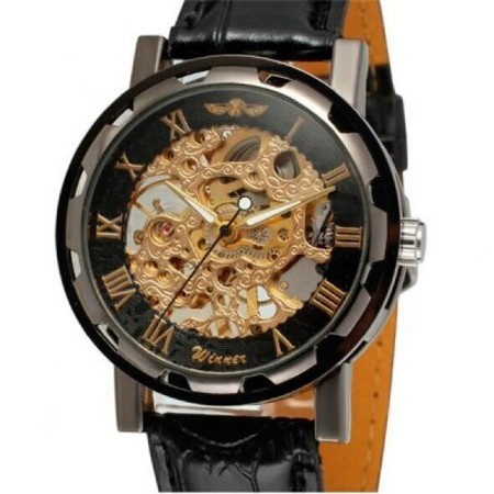 Жіночий годинник скелетон Winner Chocolate II (1119) купити недорого в Ти Купи