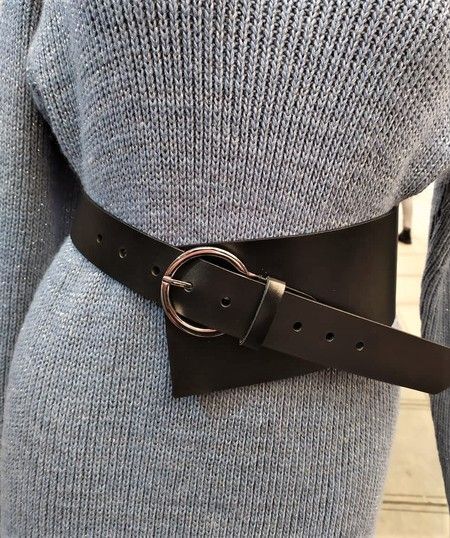 Женский широкий пояс из натуральной кожи rg089 купить недорого в Ты Купи
