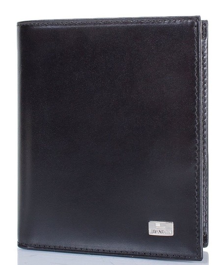 Чоловічий шкіряний чорний гаманець DESISAN SHI112-1-2GL купити недорого в Ти Купи