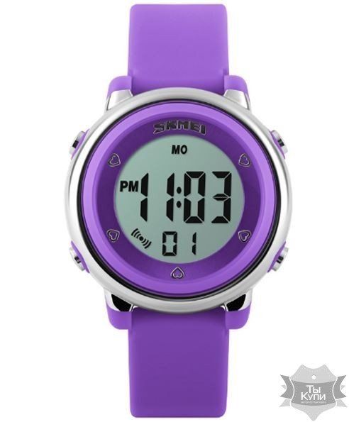 Мужские наручные спортивные часы Skmei Kraft Purple (1600) купить недорого в Ты Купи