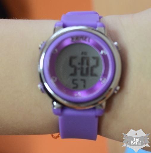 Мужские наручные спортивные часы Skmei Kraft Purple (1600) купить недорого в Ты Купи