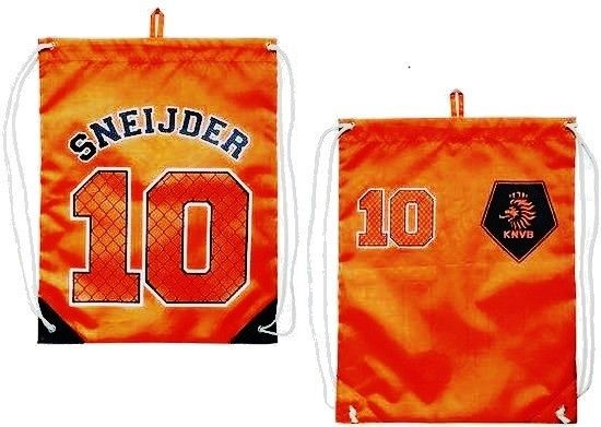 Спортивний рюкзак, KNVB Gymbag Sneijder Nr 10 Orange купити недорого в Ти Купи