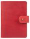 Обложка для паспорта из кожи Hi Art PB-02/1 Shabby Red Berry Красный купить недорого в Ты Купи