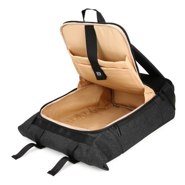 Мужской рюкзак для ноутбука 15.6” BAGSMART (BM0140006A001) чёрный купить недорого в Ты Купи