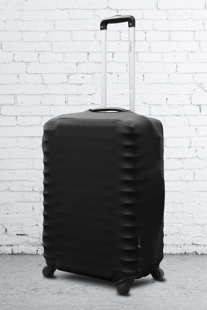 Захисний чохол для валізи чорний Coverbag неопрен купити недорого в Ти Купи