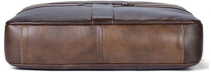 Чоловіча шкіряна сумка Vintage 14626 Коричневий купити недорого в Ти Купи