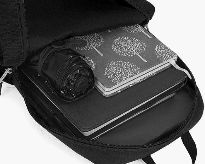 Текстильный черный рюкзак Confident TB3-T-0113-15A купить недорого в Ты Купи