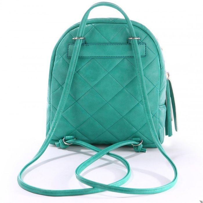 Жіночий міні-рюкзак зі шкірозамінника Alba Soboni 171543 зелений купити недорого в Ти Купи